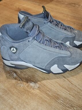 Size 9 Mens Athletic Sneaker Shoes - Air Jordan 14 Retro Flint Grey 2024